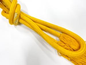 正絹　撚り房　手組帯締め